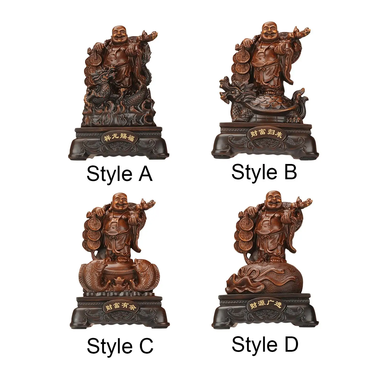 Buddha Figurine Artwork Antique Ornament Decorative Resin Craft Fengshui Buddha Sculpture for Desk Living Room Car Indoor Home
Buddha Figurine Artwork Antique Ornament Decorative Resin Craft Fengshui Buddha Sculpture for Desk Living Room Car Indoor Home