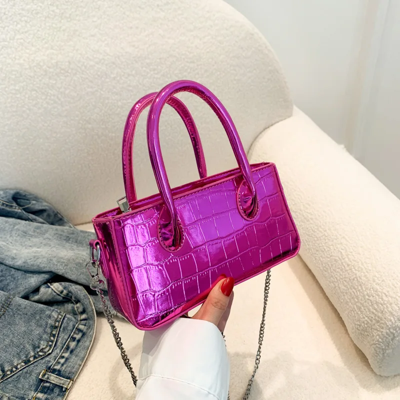 Candy Color Stone Pattern Handbags Chains Crossbody Bags for Women Fashion Alligator Shoulder Bag Mini Phone Flap Female Clutch
Candy Color Stone Pattern Handbags Chains Crossbody Bags for Women Fashion Alligator Shoulder Bag Mini Phone Flap Female Clutch