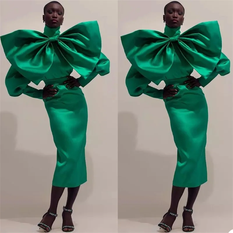 Зеленое платье с высокой горловиной для выпускного вечера, дизайнерское официальное платье длиной ниже колена, вечерние платья 2023
Зеленое платье с высокой горловиной для выпускного вечера, дизайнерское официальное платье длиной ниже колена, вечерние платья 2023