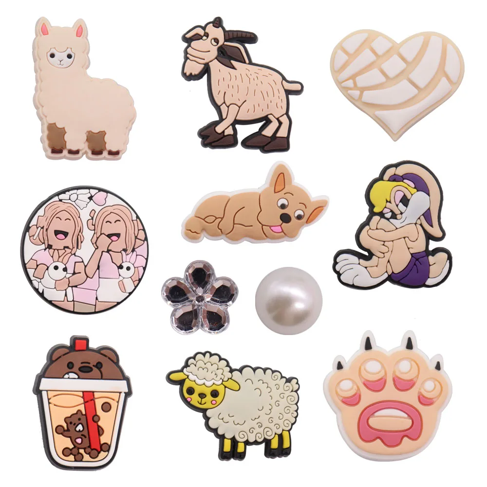 1-12pcs Shoe Charms for Croc Animal Bear Paw Dog Sheep Sandals Accessories Shoe Decorations DIY Jibz Wristbands for Kids Gift
1-12pcs Shoe Charms for Croc Animal Bear Paw Dog Sheep Sandals Accessories Shoe Decorations DIY Jibz Wristbands for Kids Gift