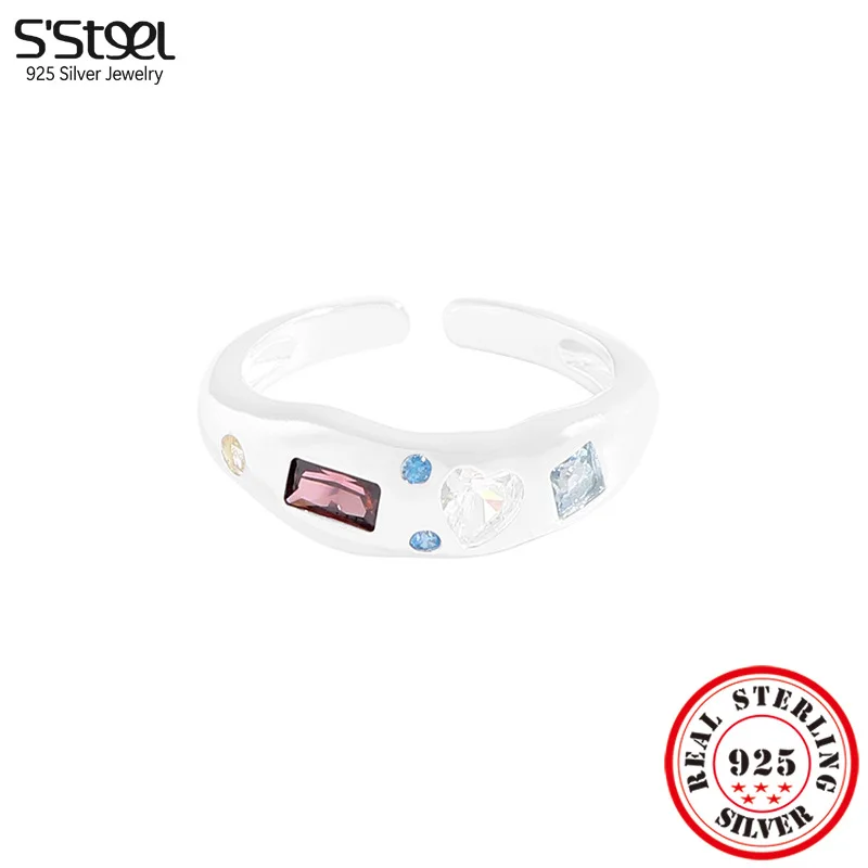 S'STEEL Real 925 Silver Small Zircon Resizable Rings For Women Luxury Brand Ringe Engagement 2023 Trend Accessories Jewellery
S'STEEL Real 925 Silver Small Zircon Resizable Rings For Women Luxury Brand Ringe Engagement 2023 Trend Accessories Jewellery