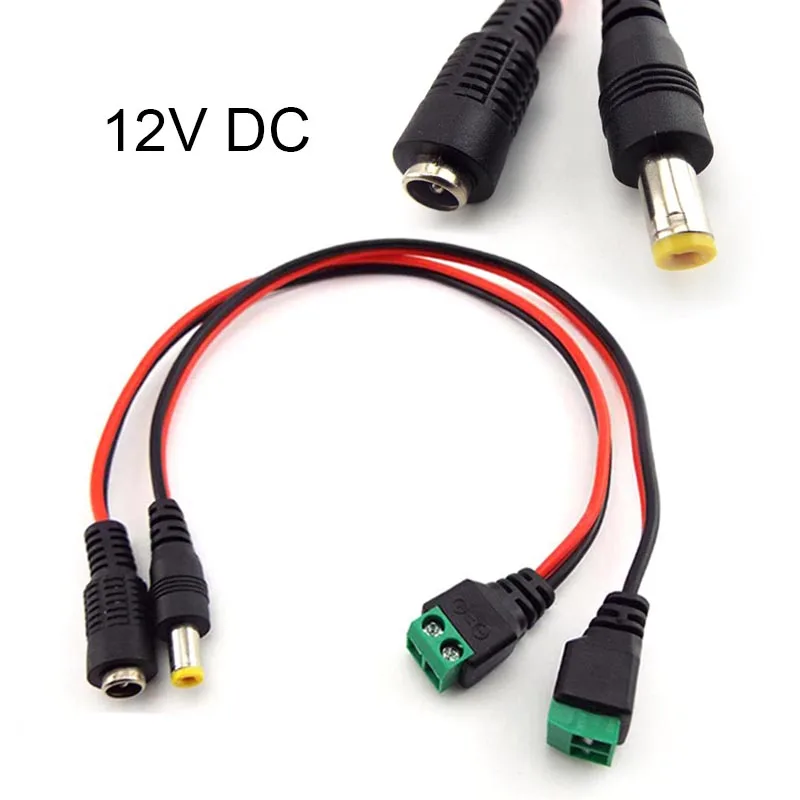 12V DC LED Light Strip CCTV Camera Extend Cable 5.5*2.1mm Male Female Plug Cable to DC Plug Connector
12V DC LED Light Strip CCTV Camera Extend Cable 5.5*2.1mm Male Female Plug Cable to DC Plug Connector