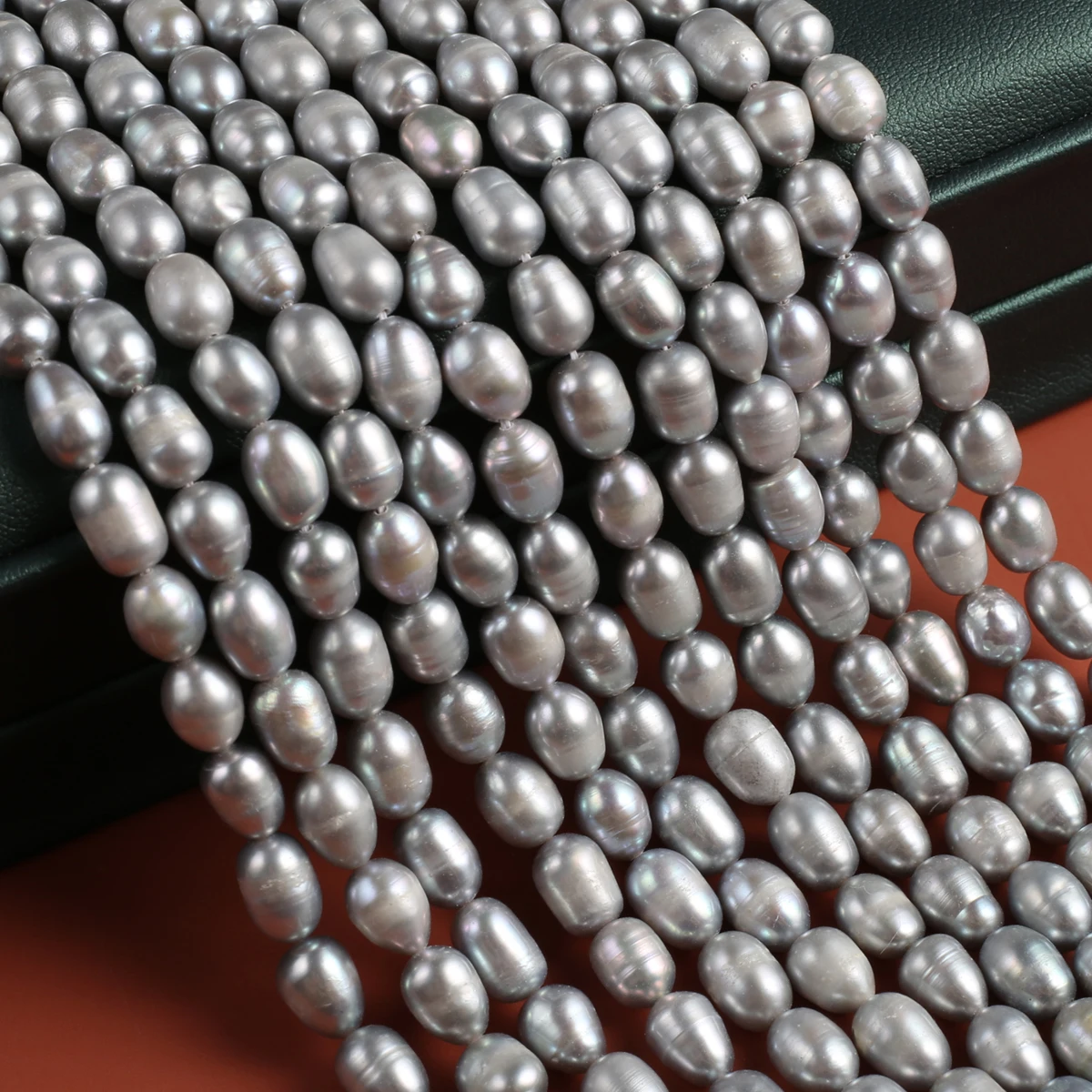 100% Natural Freshwater Pearl Rice Shape Gray Pearl Jewelry Making DIY Necklace Bracelet Accessories Gift 5-6/6-7/7-8mm
100% Natural Freshwater Pearl Rice Shape Gray Pearl Jewelry Making DIY Necklace Bracelet Accessories Gift 5-6/6-7/7-8mm