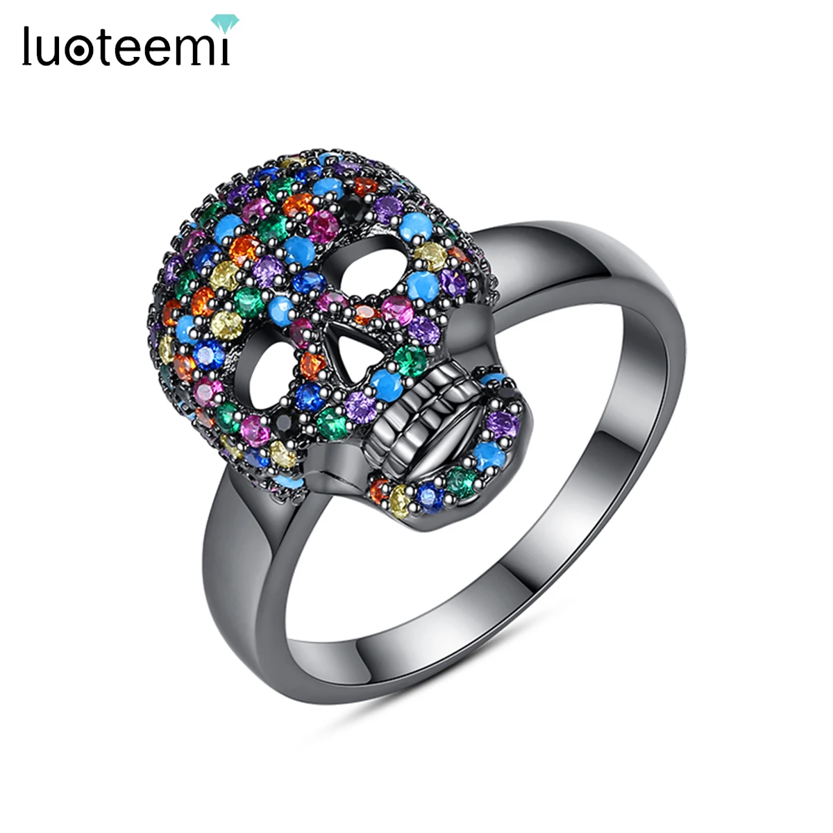 LUOTEEMI Gothic Skull Shape Rings for Men Punk Hip-Hop Iced Out Micro Paved Cubic Zircon Skull Rings Cubic Rings for Teens
LUOTEEMI Gothic Skull Shape Rings for Men Punk Hip-Hop Iced Out Micro Paved Cubic Zircon Skull Rings Cubic Rings for Teens