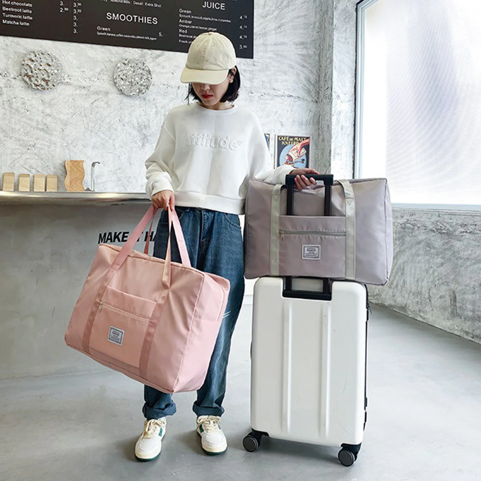 Foldable Travel Duffle Bag Handbag Waterproof Large Tote Bag Weekender Travel Bag Hand Luggage Case Moving Waiting Storage
Foldable Travel Duffle Bag Handbag Waterproof Large Tote Bag Weekender Travel Bag Hand Luggage Case Moving Waiting Storage