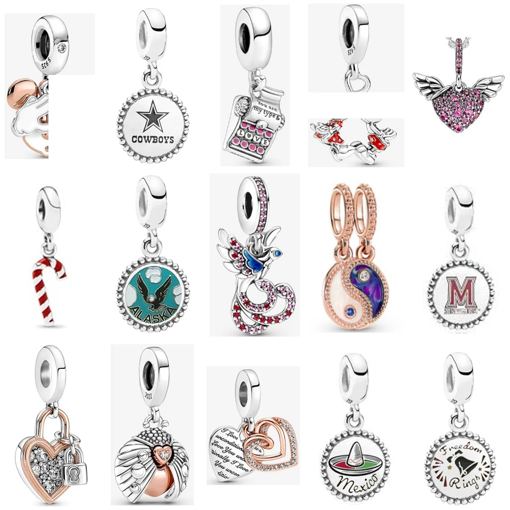 Fahmi 2022 New Fashion Silver 925 Charms For Original Bracelet & Bangle 925 Sterling Silver Heart Love Charm Jewelry Making 
Fahmi 2022 New Fashion Silver 925 Charms For Original Bracelet & Bangle 925 Sterling Silver Heart Love Charm Jewelry Making