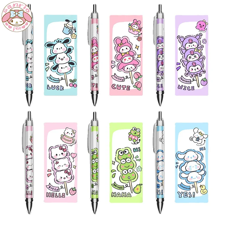 Authentic Sanrio 12pcs Cute Gel Pen Hello Kitty Kuromi Melody Students Write Stationery Exam Pen Special 0.5 Black School Supply
Authentic Sanrio 12pcs Cute Gel Pen Hello Kitty Kuromi Melody Students Write Stationery Exam Pen Special 0.5 Black School Supply