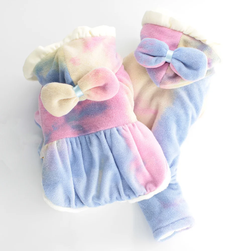 Pet Clothes Winter Autumn Warm Jumpsuit Cat Fashion Bowknot Dress Small Dog Wool Sweet Skirt Puppy Cute Suit Chihuahua Yokshire
Pet Clothes Winter Autumn Warm Jumpsuit Cat Fashion Bowknot Dress Small Dog Wool Sweet Skirt Puppy Cute Suit Chihuahua Yokshire