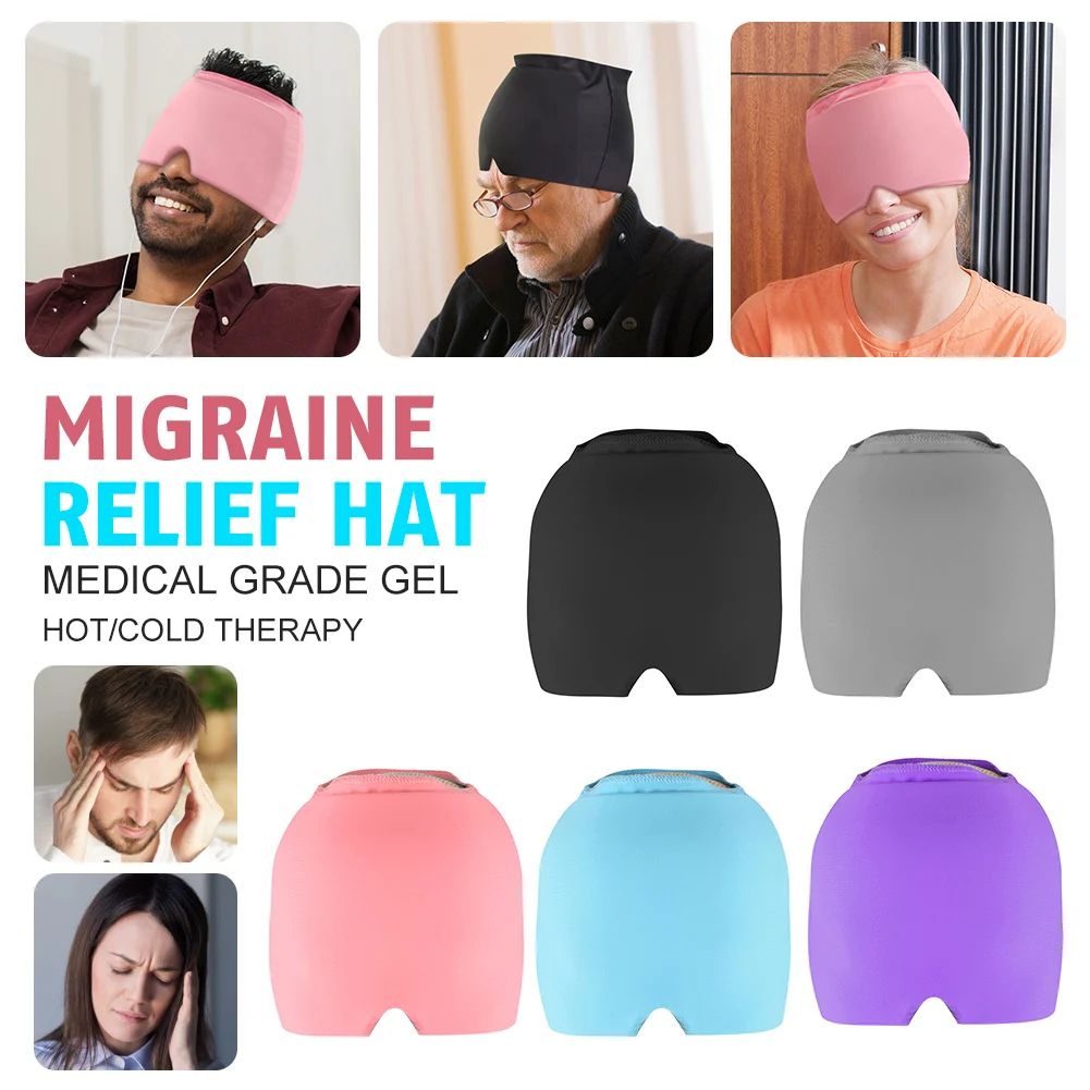 Gel Ice Headache Migraine Relief Hat Reusable Hot Cold Therapy Ice Cap Pain Relief Ice Pack Eye Mask For Tension Sinus Puffy Eye
Gel Ice Headache Migraine Relief Hat Reusable Hot Cold Therapy Ice Cap Pain Relief Ice Pack Eye Mask For Tension Sinus Puffy Eye