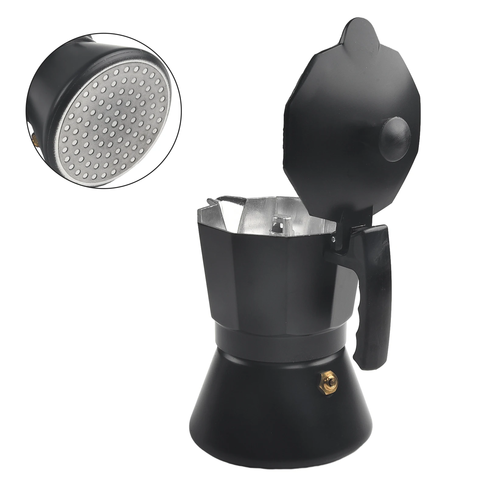 150/300ML Kettle Pot 1Pc 2 Size Aluminum Coffee Maker Espresso Maker Moka Pot Portable Italian Style Practical
150/300ML Kettle Pot 1Pc 2 Size Aluminum Coffee Maker Espresso Maker Moka Pot Portable Italian Style Practical