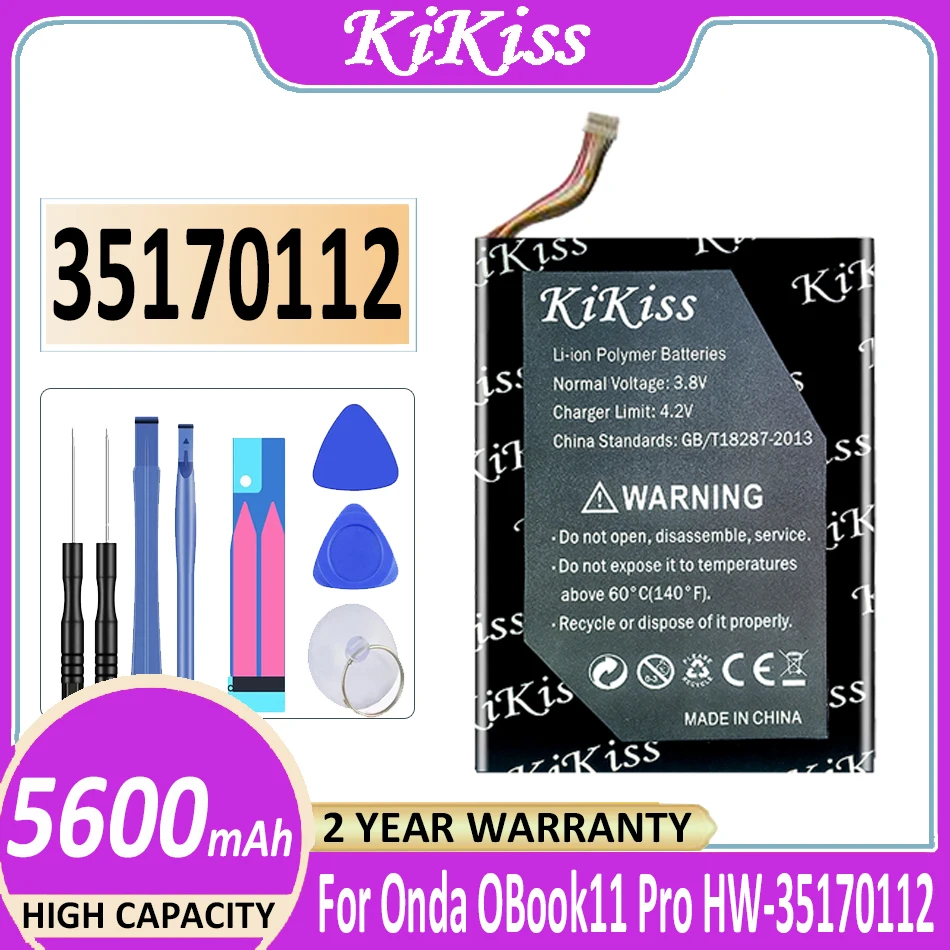 

Original KiKiss Battery 35170112 (OBook11 Pro) 5600mAh For Onda HW-35170112 HW35170112 OBook11 Pro OBook 11 Pro Bateria