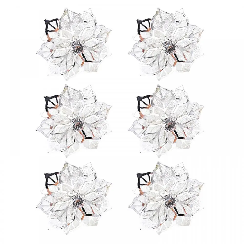 6Pcs Table Decor Napkin Ring Mesh Flower Buckle Hotel Restaurant Wedding Party Table Decor
6Pcs Table Decor Napkin Ring Mesh Flower Buckle Hotel Restaurant Wedding Party Table Decor