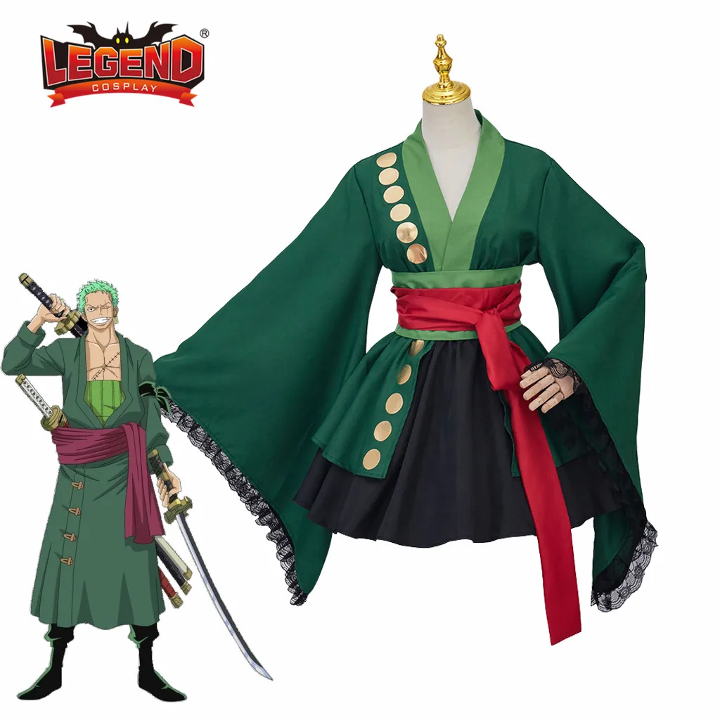 Cosplaydiy Roronoa Zoro Cosplay Costume Kimono Lolita Dress Anime Cosplay for Adult Female Cosplay Costume Halloween party Suit
Cosplaydiy Roronoa Zoro Cosplay Costume Kimono Lolita Dress Anime Cosplay for Adult Female Cosplay Costume Halloween party Suit