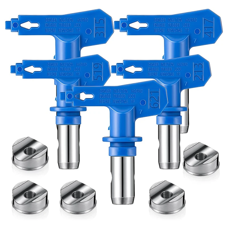 Reversible Spray Tip Nozzles Paint Spray Tips Airless Sprayer Nozzles Sprayer Parts(5 Pcs, 213, 315, 417, 519, 621)
Reversible Spray Tip Nozzles Paint Spray Tips Airless Sprayer Nozzles Sprayer Parts(5 Pcs, 213, 315, 417, 519, 621)