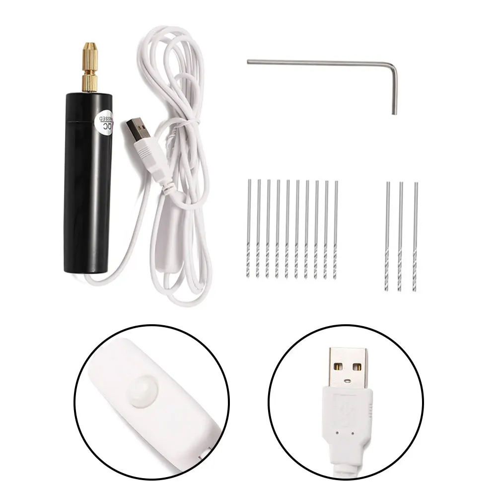 Mini Electric Drill Handheld Rotary Engraving Pen USB Charging For Wood Craft Carving Polishing Grinding Power Tool
Mini Electric Drill Handheld Rotary Engraving Pen USB Charging For Wood Craft Carving Polishing Grinding Power Tool