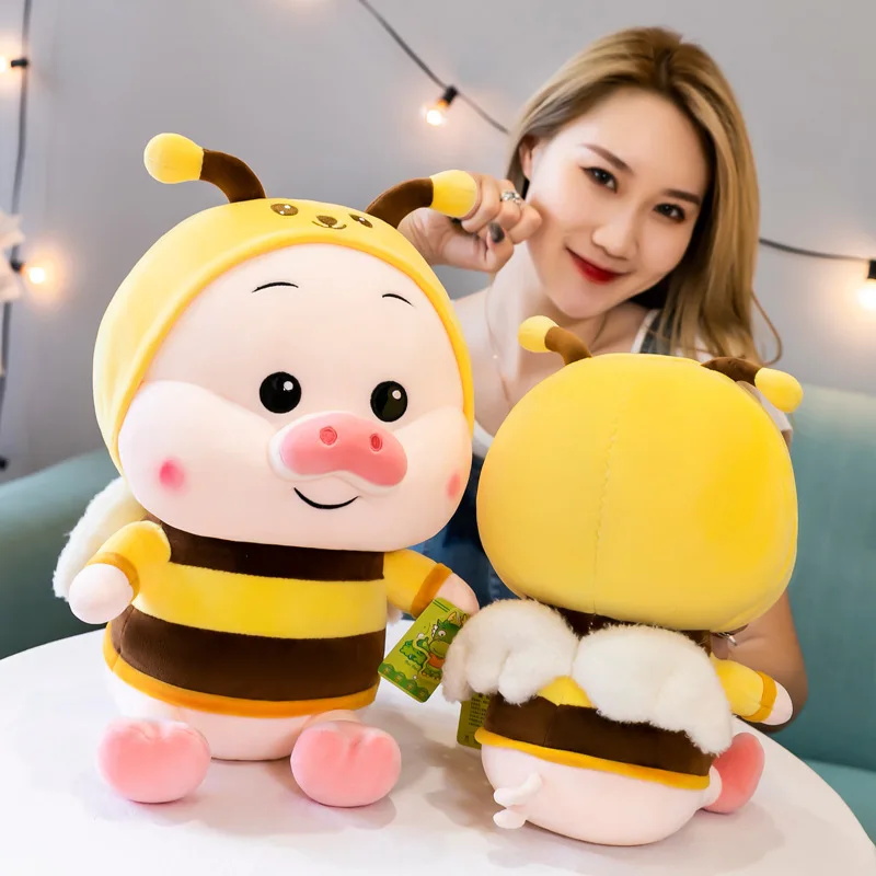 LiYa Bee Pig Kawaii Plush Toys Popular New Transformed Cartoon Comic Anime Model Doll Stuffed Toy Christmas Gift For Children
LiYa Bee Pig Kawaii Plush Toys Popular New Transformed Cartoon Comic Anime Model Doll Stuffed Toy Christmas Gift For Children