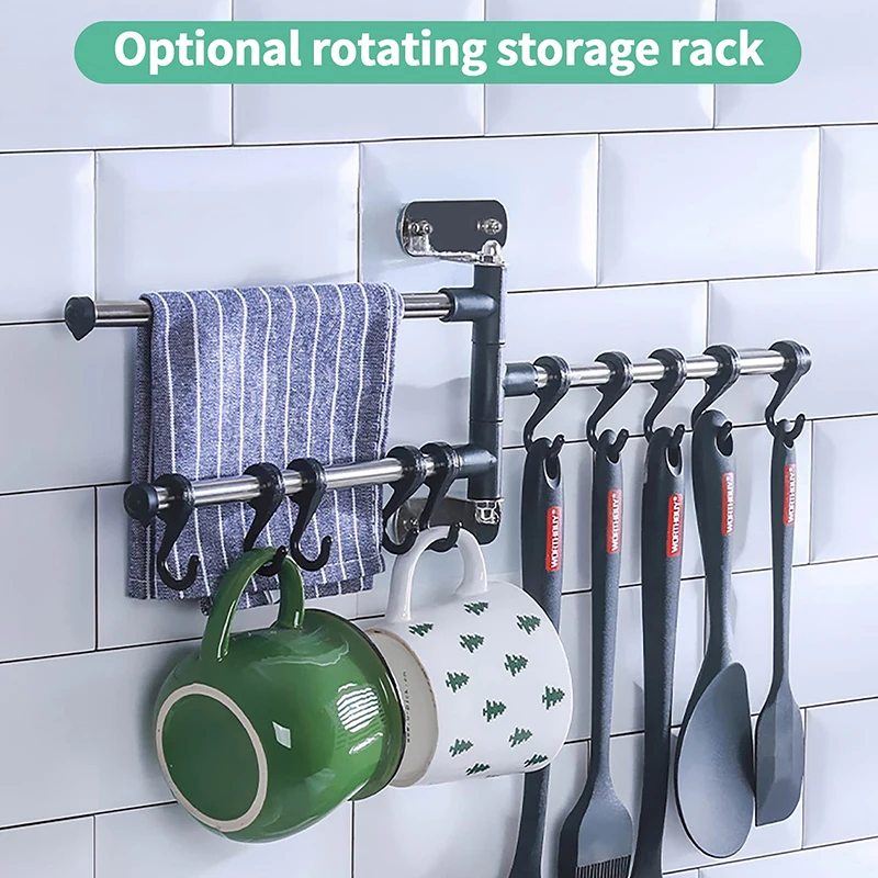 Hanging Rack Punch-free Utensil Pan Holder Multifunction Organizer 10 Hooks for Spoon Scoop Cup Bathroom Kitchen Organizer
Hanging Rack Punch-free Utensil Pan Holder Multifunction Organizer 10 Hooks for Spoon Scoop Cup Bathroom Kitchen Organizer