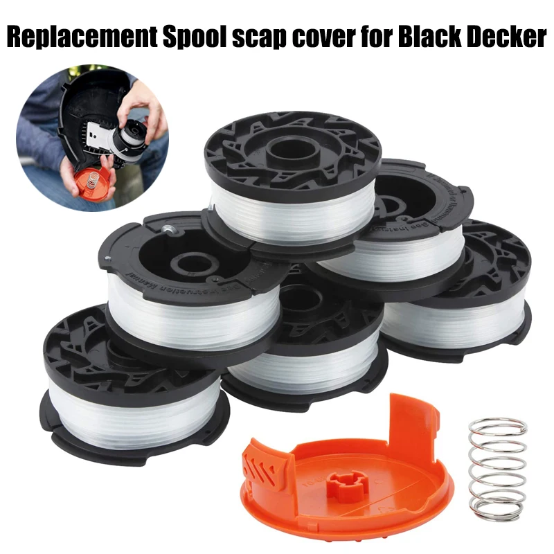 Сменная крышка шпули Scap для Black Decker Line, пружинный триммер для удаления сорняков, запасные части для триммера для сада, 30 футов, 0,065 дюймов
Сменная крышка шпули Scap для Black Decker Line, пружинный триммер для удаления сорняков, запасные части для триммера для сада, 30 футов, 0,065 дюймов