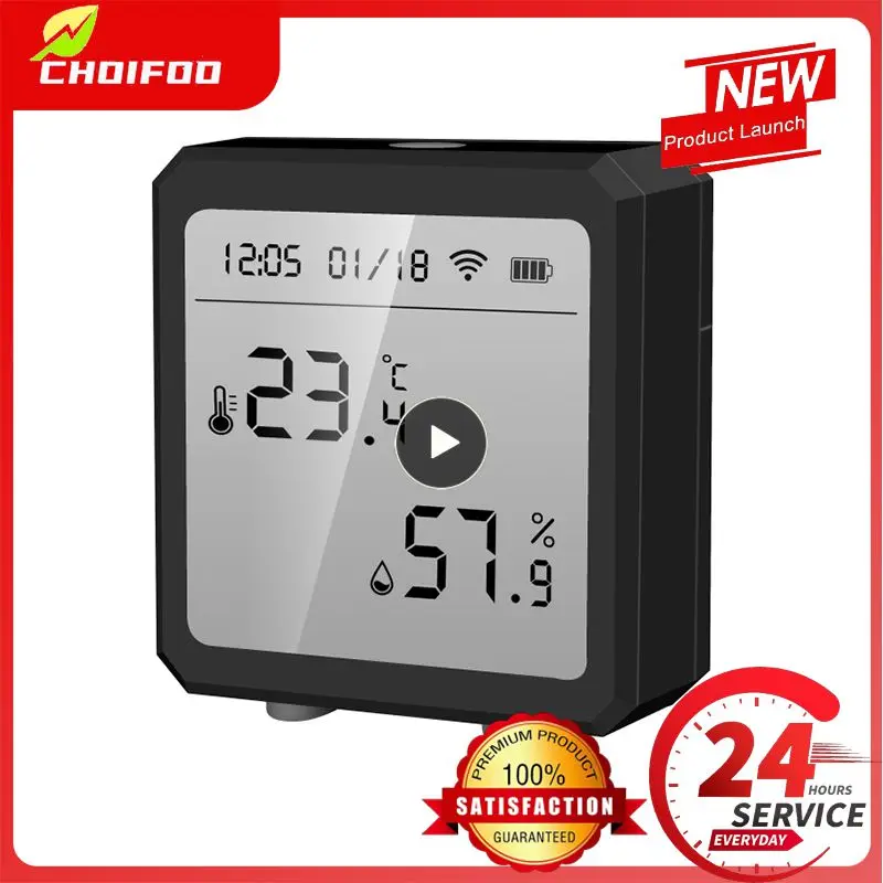 1~8PCS Tuya Zigbee3.0 Smart Temperature and Humidity Sensor Wireless Thermometer with LCD Screen Digital Display Work with Alexa
1~8PCS Tuya Zigbee3.0 Smart Temperature and Humidity Sensor Wireless Thermometer with LCD Screen Digital Display Work with Alexa
