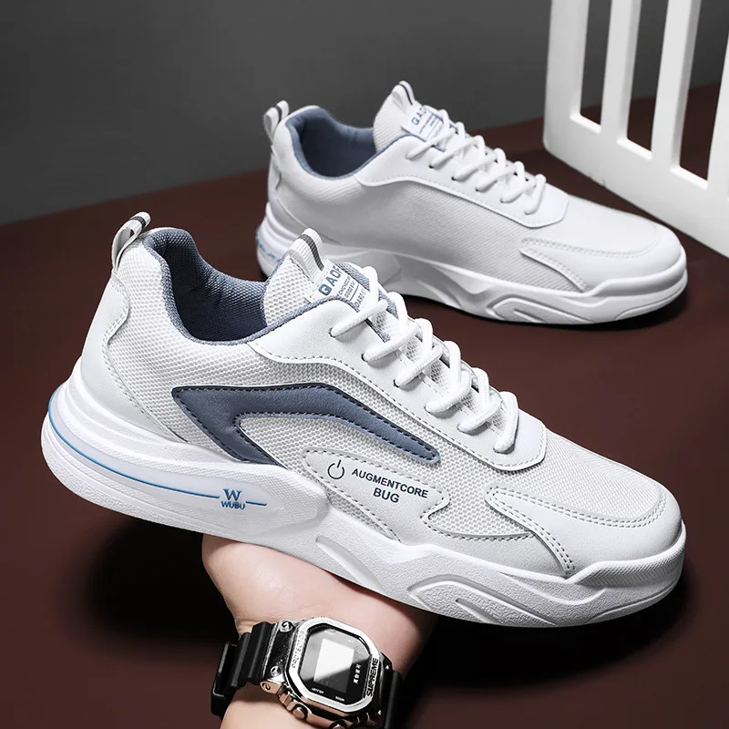 Кроссовки мужские сетчатые, дышащие, на шнуровке, повседневная обувь для скейтборда, низкие, белые, весна 2022
Кроссовки мужские сетчатые, дышащие, на шнуровке, повседневная обувь для скейтборда, низкие, белые, весна 2022