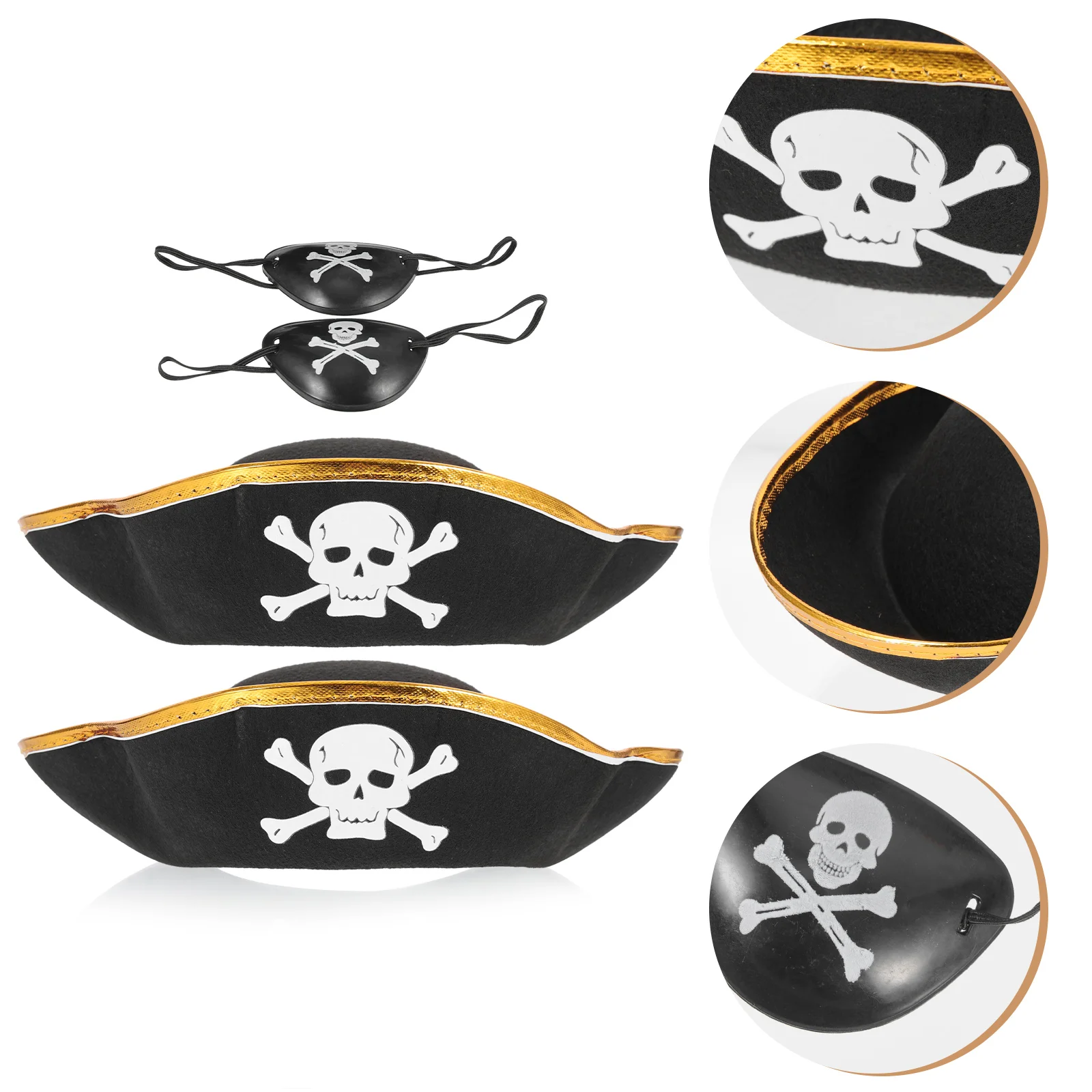 The Lazy Pirate Hat Kids Eye Patches Cosplay Reliable Stage Performance Props Roleplay Costume
The Lazy Pirate Hat Kids Eye Patches Cosplay Reliable Stage Performance Props Roleplay Costume