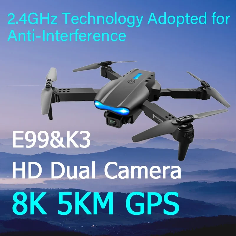 PYLV E99 4K Профессиональная двойная камера с Wi - Fi 5G FPV аэрофотосъемка складной четырехроторный беспилотный летательный аппарат игрушка
PYLV E99 4K Профессиональная двойная камера с Wi - Fi 5G FPV аэрофотосъемка складной четырехроторный беспилотный летательный аппарат игрушка