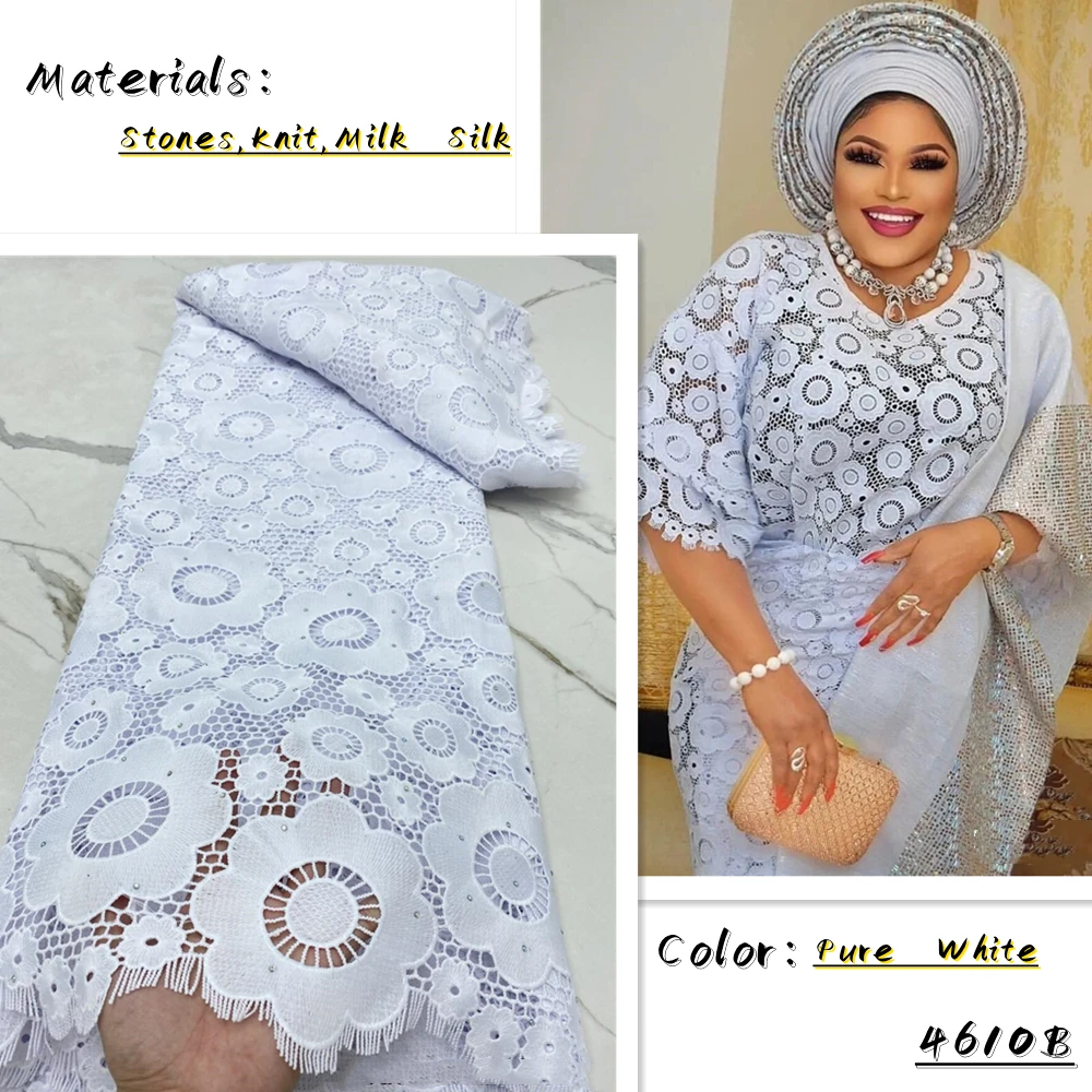PGC 5 yards Pure White Soft African Guipure Lace High Quality Plain Couple Cord Lace Cupion Fabric for Ladies Gentlemen Dress
PGC 5 yards Pure White Soft African Guipure Lace High Quality Plain Couple Cord Lace Cupion Fabric for Ladies Gentlemen Dress