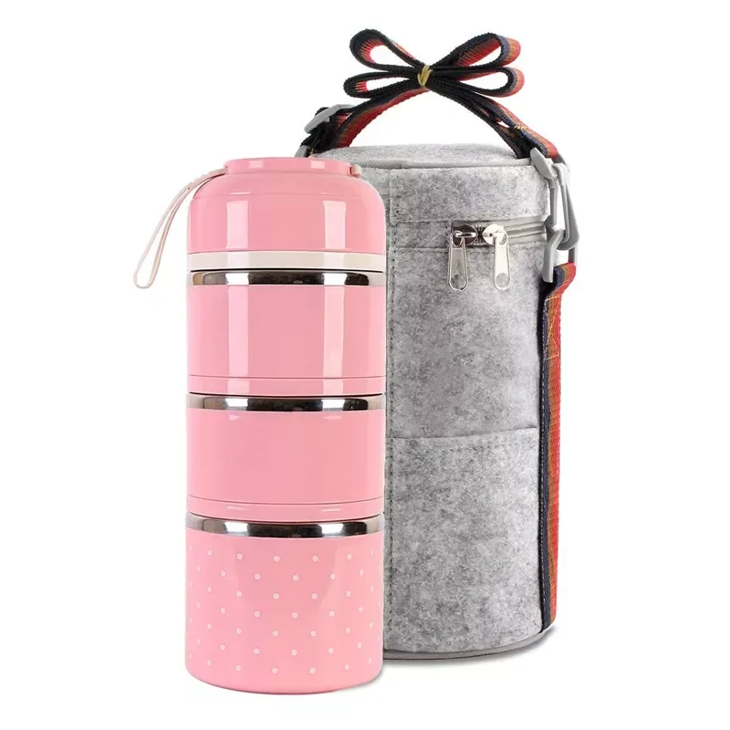 Tier Stainless Steel Lunchbox Insulation Food Soup Container Lunch Box Bag Portable Outdoor Bento Leak-Proof Kitchen 3 Layer
Tier Stainless Steel Lunchbox Insulation Food Soup Container Lunch Box Bag Portable Outdoor Bento Leak-Proof Kitchen 3 Layer