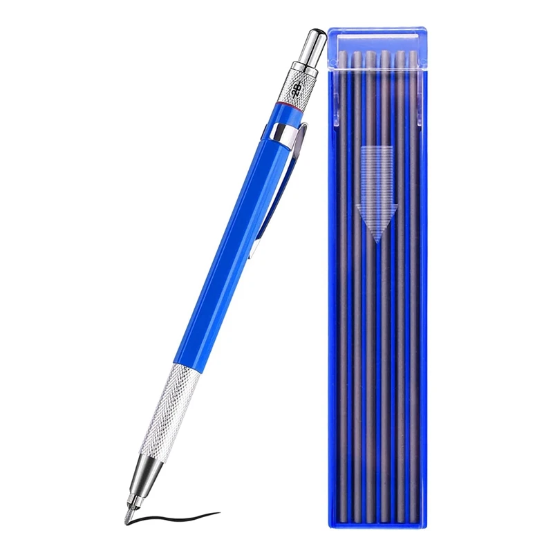 2X Silver Streak Welders Pencil With 24 Pcs Round Silver Refills, Metal Marker Pen Metal Carbide Scriber
2X Silver Streak Welders Pencil With 24 Pcs Round Silver Refills, Metal Marker Pen Metal Carbide Scriber