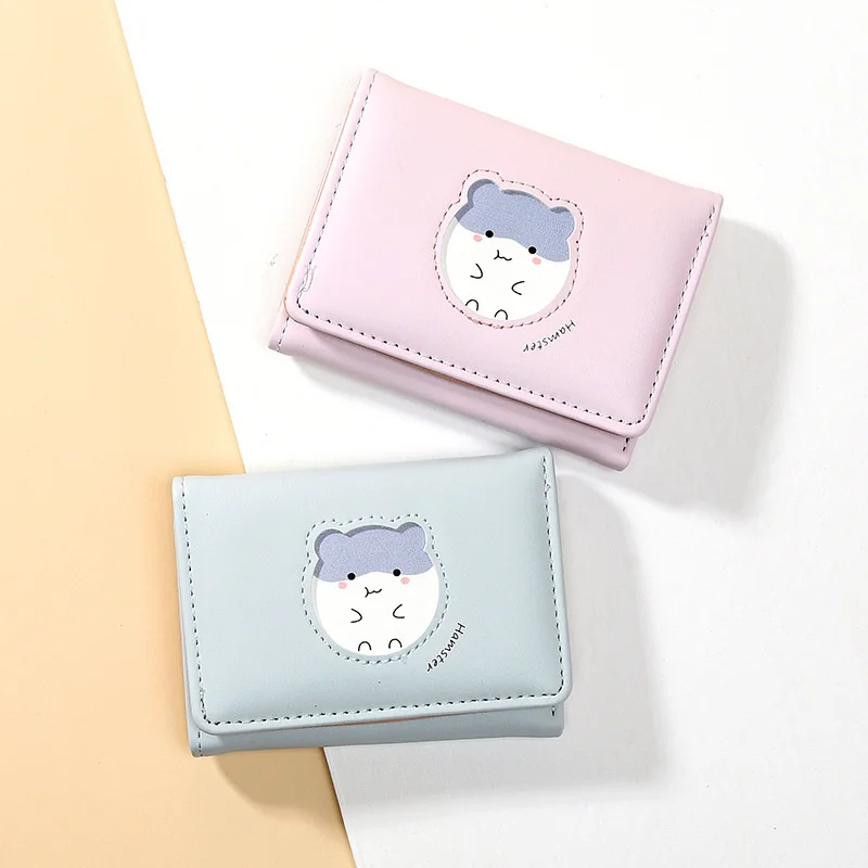Fashion Short Wallets Cartoon Cute Animal Pattern Purse Women's 3-folding Wallet Simple Multi Card PU Zero Wallet Korean Version
Fashion Short Wallets Cartoon Cute Animal Pattern Purse Women's 3-folding Wallet Simple Multi Card PU Zero Wallet Korean Version