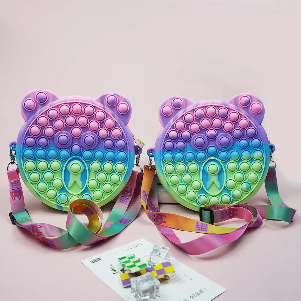 Pop Bag Toys Silicone Bubble Push Crossbody Bag Reliver Autism Ladies Bolsa Children Handbag Coin Pouch Purse Gifts
Pop Bag Toys Silicone Bubble Push Crossbody Bag Reliver Autism Ladies Bolsa Children Handbag Coin Pouch Purse Gifts
