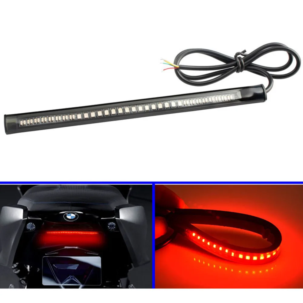 60Pcs/lot 48SMD Flexible Brake Tail Stop Light Led Strip Motorcycle Led Light Turn Signal Brake License Plate Strip Flexible
60Pcs/lot 48SMD Flexible Brake Tail Stop Light Led Strip Motorcycle Led Light Turn Signal Brake License Plate Strip Flexible