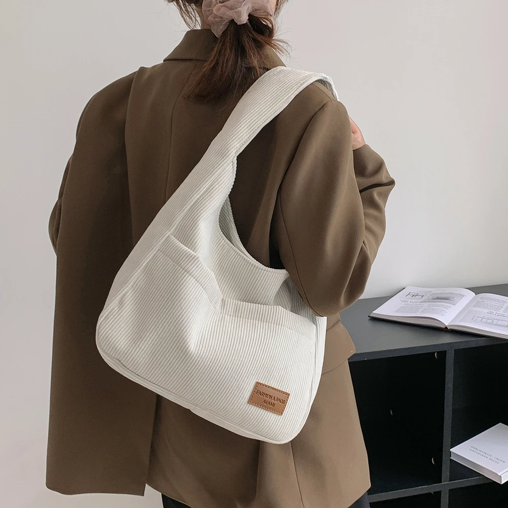 Corduroy Bag for Women Shopper Handbags Vintage Ladies Underarm Shoulder Tote Bag School Bags for Girl Tote Travel Shopping Bags
Corduroy Bag for Women Shopper Handbags Vintage Ladies Underarm Shoulder Tote Bag School Bags for Girl Tote Travel Shopping Bags