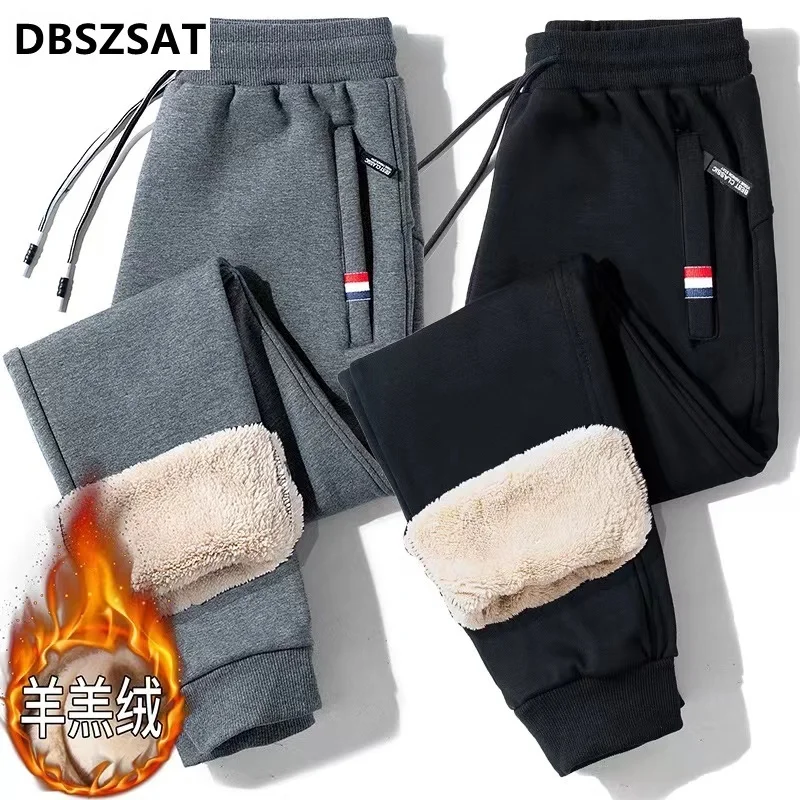 Winter Warm Fleece Pants Men 2023 Lambswool Thick Casual Thermal Sweatpants Male Trousers Brand High Quality Fashion Men Joggers
Winter Warm Fleece Pants Men 2023 Lambswool Thick Casual Thermal Sweatpants Male Trousers Brand High Quality Fashion Men Joggers