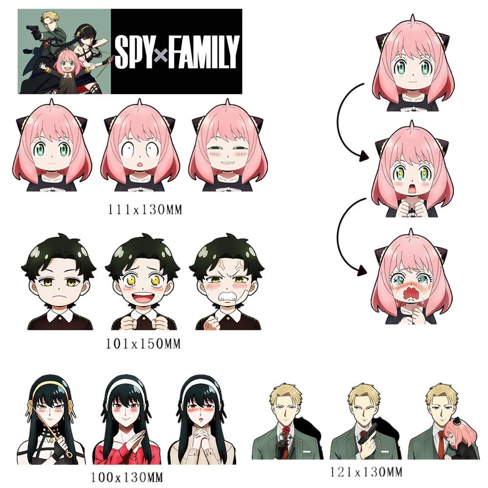 3D Anime Sticker Lenticular Motion Holography Transform Sticker Action Pattern SPY×FAMILY Collection Waterproof Car Decor Gift
3D Anime Sticker Lenticular Motion Holography Transform Sticker Action Pattern SPY×FAMILY Collection Waterproof Car Decor Gift