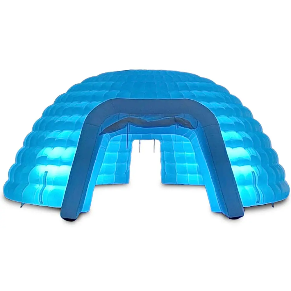 

SAYOK 8m Giant Inflatable Igloo Dome Tent Inflatable Marquee Lighting Dome with Blower for Party Wedding Show Event Exhibition