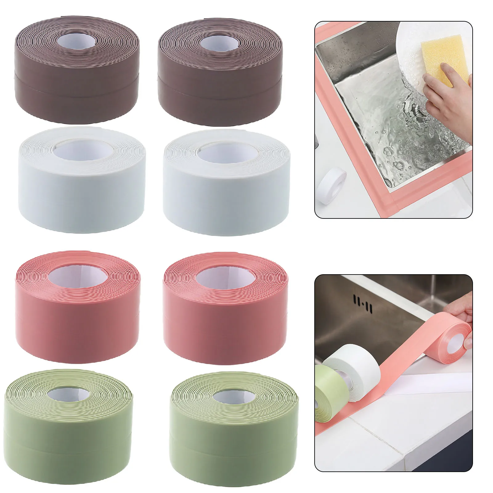 Bathroom Shower Sealing Tape Sink Bath PVC Self Adhesive Waterproof Wall Sticker For Bathroom Kitchen Caulk Sealing Strips
Bathroom Shower Sealing Tape Sink Bath PVC Self Adhesive Waterproof Wall Sticker For Bathroom Kitchen Caulk Sealing Strips