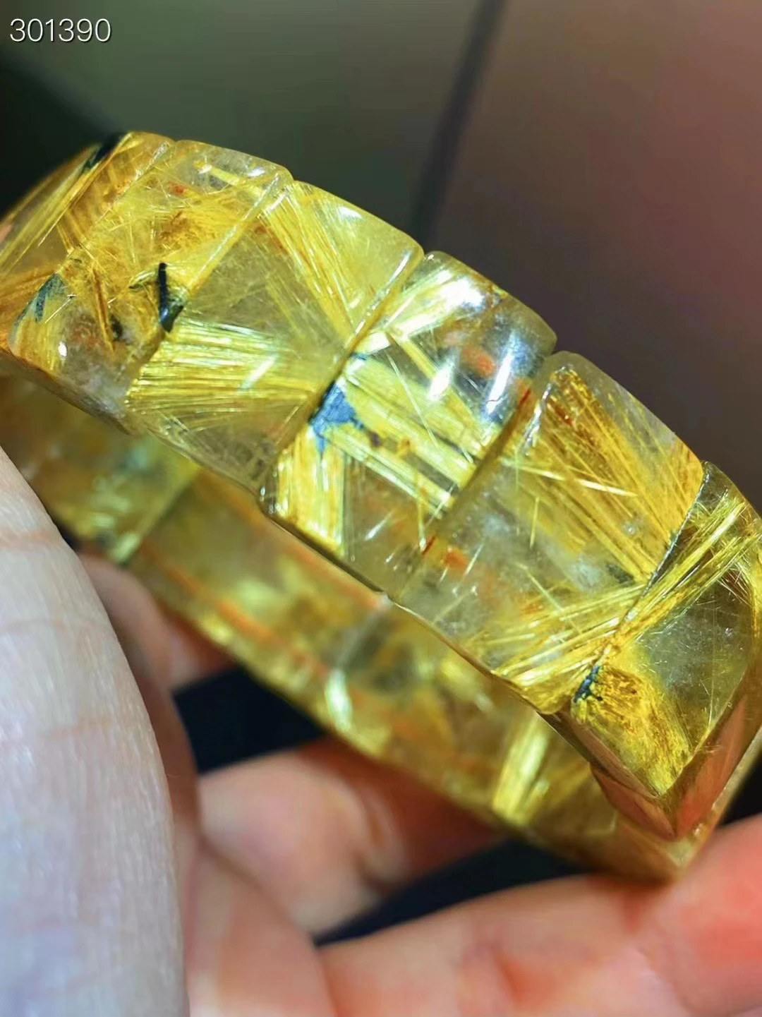 Natural Gold Rutilated Quartz Flower Bracelet Titanium 16x10x6mm Crystal Woman Bangle Clear Rectangle Beads AAAAAA 
Natural Gold Rutilated Quartz Flower Bracelet Titanium 16x10x6mm Crystal Woman Bangle Clear Rectangle Beads AAAAAA