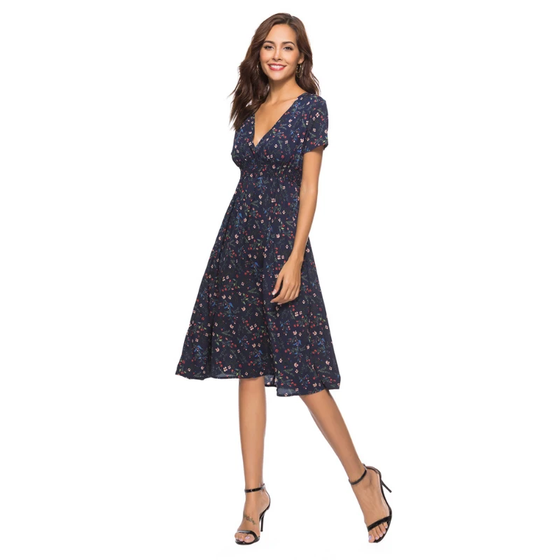 2002 spring and summer euramerican chiffon beach skirt printing V collar short sleeve dress boximia skirtplus size beach dress
2002 spring and summer euramerican chiffon beach skirt printing V collar short sleeve dress boximia skirtplus size beach dress