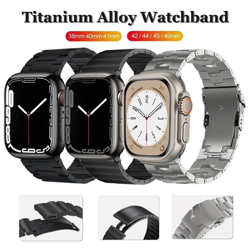 Браслет из титанового сплава для Apple Watch Ultra, люксовый металлический ремешок для Apple iWatch Series SE 6 5 4 3 2 40 38 42 44 мм, 49 мм 8 7 45 41 мм
Браслет из титанового сплава для Apple Watch Ultra, люксовый металлический ремешок для Apple iWatch Series SE 6 5 4 3 2 40 38 42 44 мм, 49 мм 8 7 45 41 мм