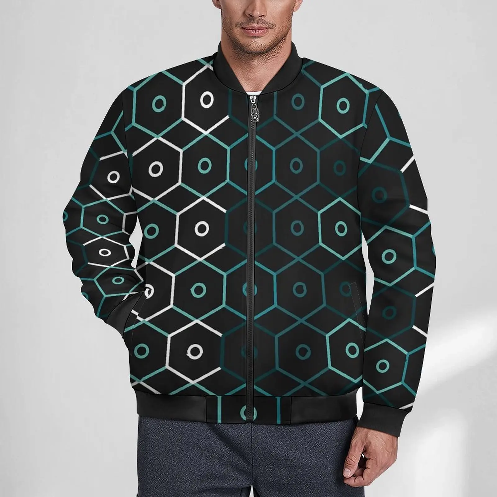 Hives Pirnt Casual Jackets Hexagon Theme Zip Up Windbreakers Male Pattern Coats Autumn Modern Outerwear Jacket Plus Size
Hives Pirnt Casual Jackets Hexagon Theme Zip Up Windbreakers Male Pattern Coats Autumn Modern Outerwear Jacket Plus Size