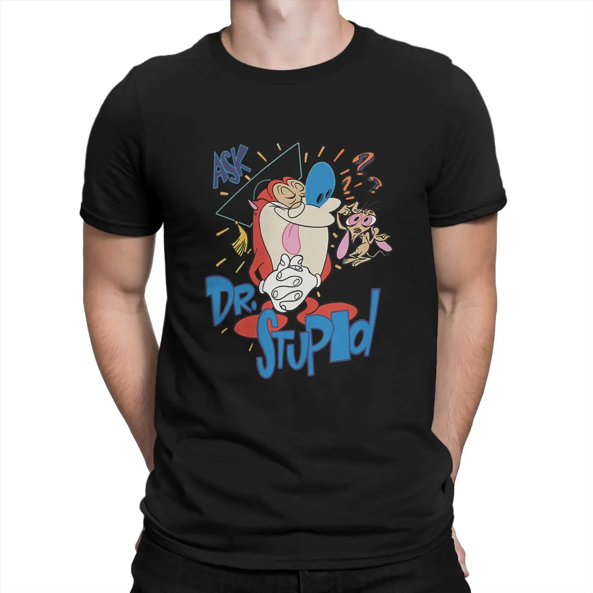 Мужская Винтажная футболка из полиэстера с круглым вырезом, с принтом Ren And Stimpy Ask Dr. глупая
Мужская Винтажная футболка из полиэстера с круглым вырезом, с принтом Ren And Stimpy Ask Dr. глупая