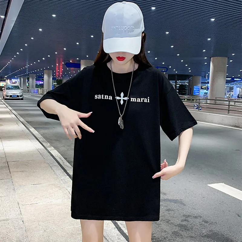 Sandro Rivers Simplicity Letter Design Trend T-Shirt Tee Women Summer Mid-Length Versatile Short Sleeve
Sandro Rivers Simplicity Letter Design Trend T-Shirt Tee Women Summer Mid-Length Versatile Short Sleeve