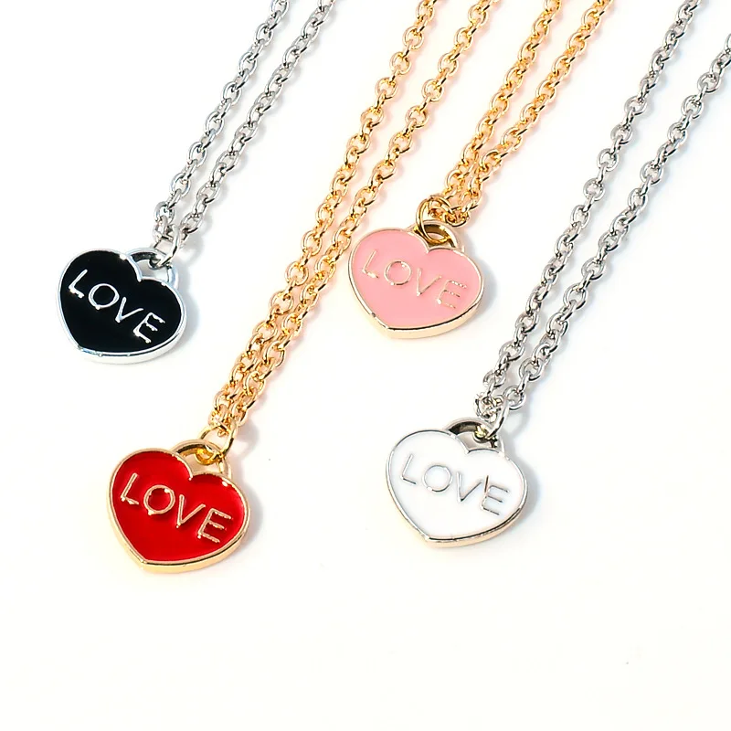 Simple Fashion Red Peach Heart Short Necklace LOVE Heart Pendant Clavicle Chain for Women Girl Party Jewelry
Simple Fashion Red Peach Heart Short Necklace LOVE Heart Pendant Clavicle Chain for Women Girl Party Jewelry