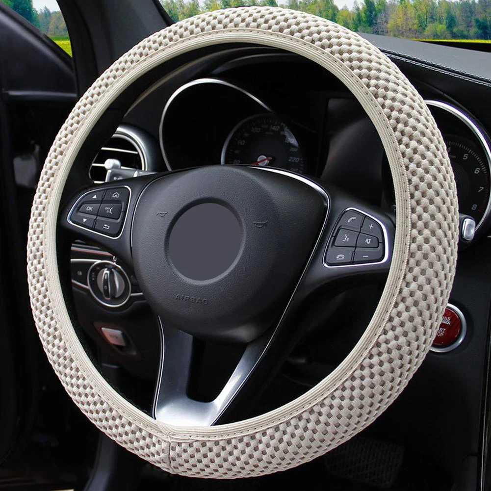 High Quality Anti-slip Wheel Protector Car Steering Wheel Cover 1x 38cm Cloth For Car Steering Wheel Cover Silk Universal
High Quality Anti-slip Wheel Protector Car Steering Wheel Cover 1x 38cm Cloth For Car Steering Wheel Cover Silk Universal