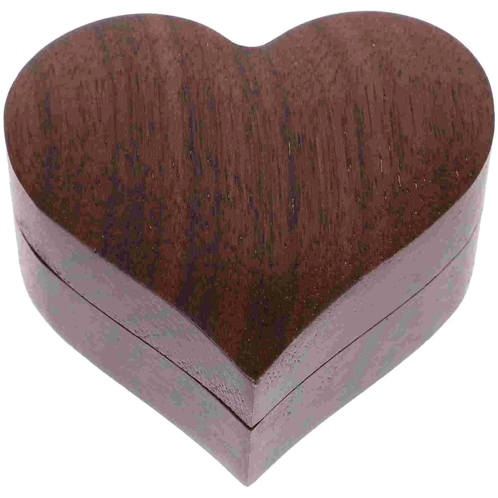 Heart Shaped Packaging Box Romantic Wooden Heart Shaped Ring Storage Case
Heart Shaped Packaging Box Romantic Wooden Heart Shaped Ring Storage Case