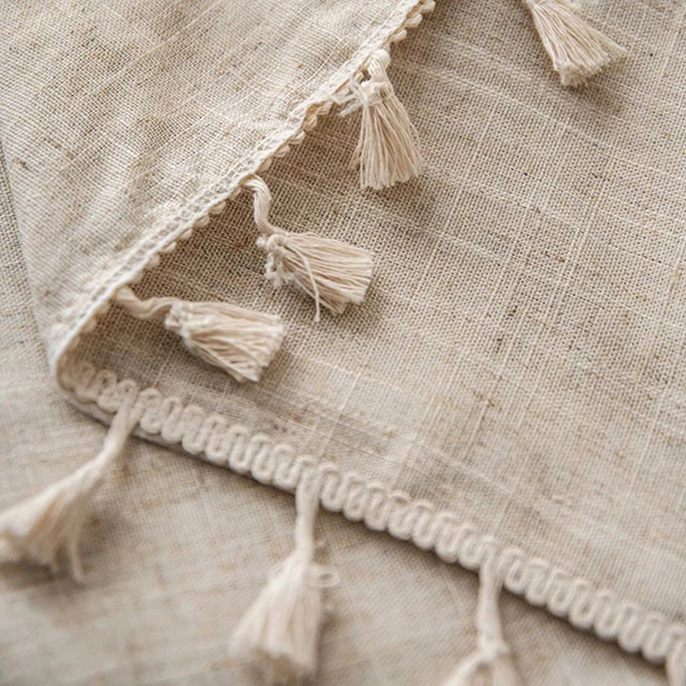 Linen Tablecloth Rectangular Table Cover Mat Decorative Mantel Mesa Nappe Tassel Rectangle Table Cloth Dining Table Cover
Linen Tablecloth Rectangular Table Cover Mat Decorative Mantel Mesa Nappe Tassel Rectangle Table Cloth Dining Table Cover