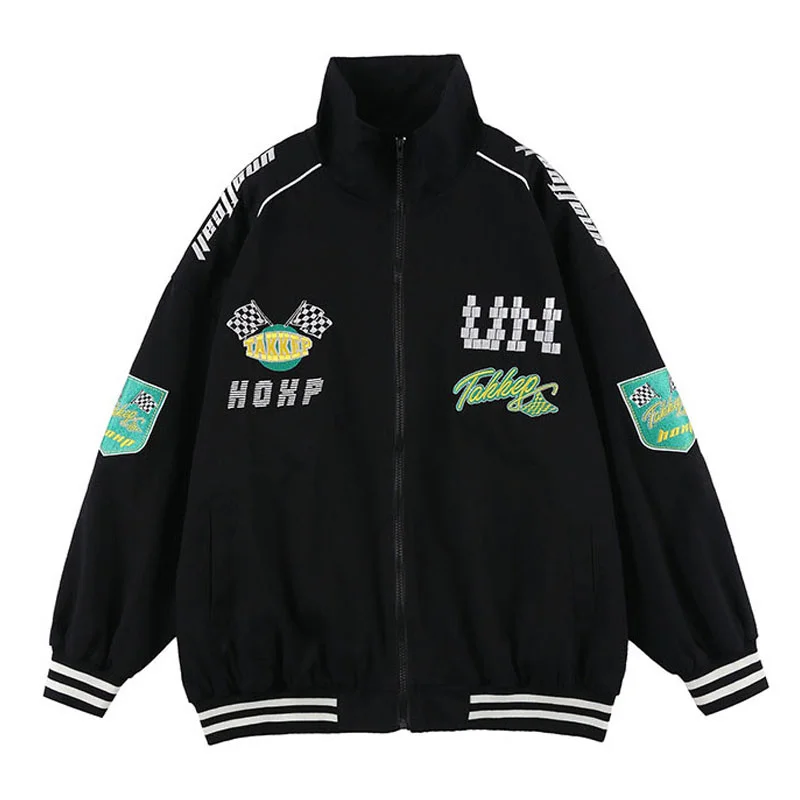 Весенняя винтажная куртка для мужчин Harajuku бейсбольная куртка с вышивкой Y2k уличная одежда для мотогонок уличная одежда унисекс
Весенняя винтажная куртка для мужчин Harajuku бейсбольная куртка с вышивкой Y2k уличная одежда для мотогонок уличная одежда унисекс
