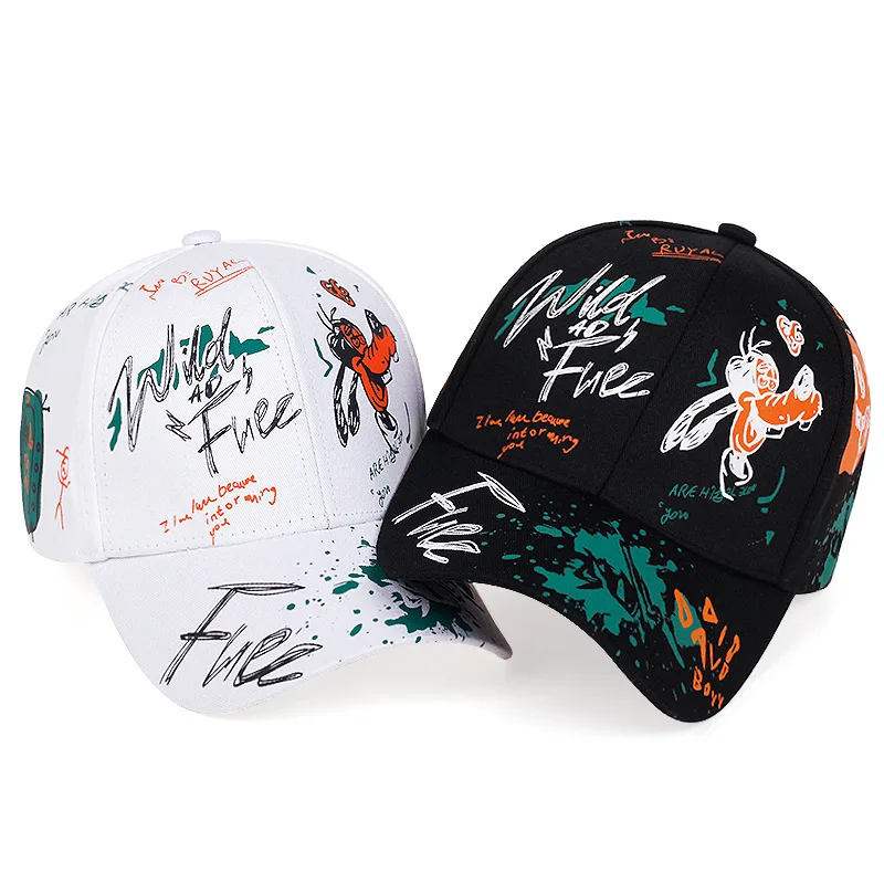 2022 Cartoon Graffiti Baseball Cap Fashion Printing Peaked Cap Sunshade Sun Protection Casual Punk Male Caps for Men Women Hats
2022 Cartoon Graffiti Baseball Cap Fashion Printing Peaked Cap Sunshade Sun Protection Casual Punk Male Caps for Men Women Hats