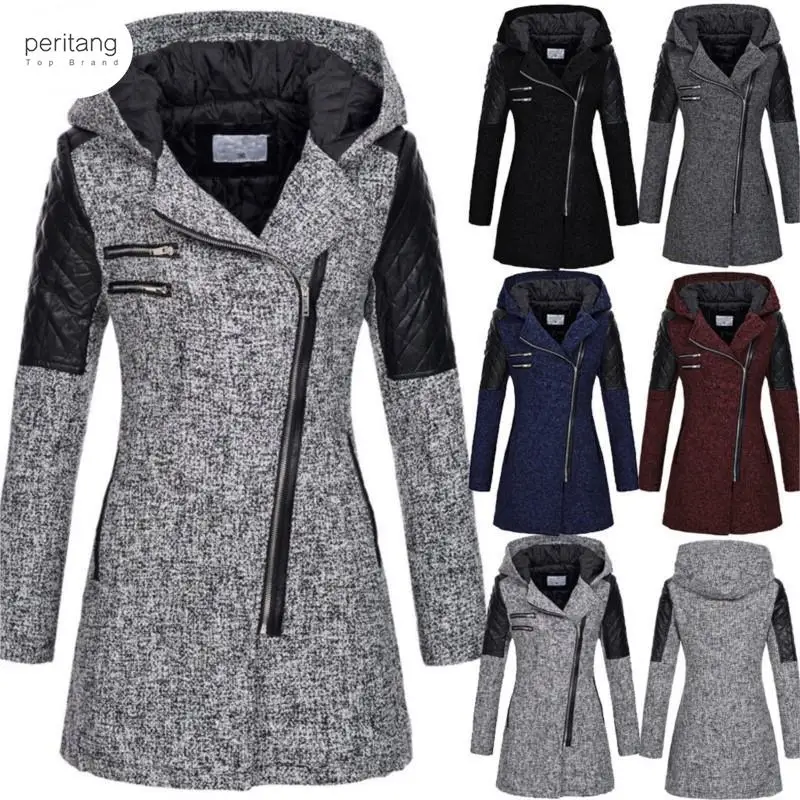 Fashion Long Sleeve Hooded Trench Coat 2023 Autumn Black Zipper 5XL Velvet Long Coat Women Overcoat Clothes
Fashion Long Sleeve Hooded Trench Coat 2023 Autumn Black Zipper 5XL Velvet Long Coat Women Overcoat Clothes